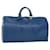 Louis Vuitton Keepall 50 Blue Leather  ref.685718