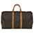 Louis Vuitton Keepall 50 Brown Cloth  ref.685793