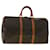 Louis Vuitton Keepall 50 Brown Cloth  ref.685795