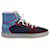 Everyday Balenciaga High-Top-Sneakers mit mehreren Einsätzen aus mehrfarbigem Leder Mehrfarben  ref.685897