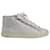 Balenciaga Arena High-Top Sneakers in White Lambskin Leather  ref.685935