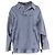 City Balenciaga Denim Vareuse Jacket in Stonewash Indigo Cotton - view 3