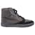 Balenciaga Cotes High Top Sneakers aus schwarzem Leder  ref.685963