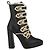Stivali Moschino con plateau e bottoni