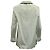 Autre Marque Camisa de botones S Max Mara con ribete en algodón blanco - vista 3