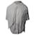 Ralph Lauren 3/4 Blusa gola oversized mangas drapeadas em algodão branco  ref.686323