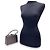 Nancy Gonzalez Graue Metallic-Leder-kleine Box-Tasche Handtasche Satchel - Ansicht 2