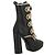 Stivali Moschino con plateau e bottoni - vista 3