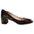 Sapato Recortado Chloé Lauren em veludo marrom  ref.686355