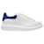 Oversized Sneakers - Alexander Mcqueen - White/Blue Paris - Leather  ref.686358