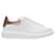 Oversized Sneakers - Alexander Mcqueen - White/Pink Gold - Leather Multiple colors  ref.686386