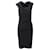 Helmut Lang Sleeveless Multi Knot Shift Dress in Black Polyester  ref.686387