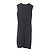 Helmut Lang Ärmelloses Etuikleid mit mehreren Knoten aus schwarzem Polyester - Ansicht 5