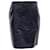 Theory Knee-Length Pencil Skirt in Navy Blue Leather  ref.686416