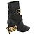 Botas Moschino de piel con placa del logo - vista 3