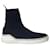 Givenchy George V Logo Stretch-Knit High-Top Slip-On Sneakers in Black Polyamide Nylon  ref.686667