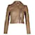 Alexander Wang Studded Biker Jacket in Sand Brown Cow Leather  ref.686671