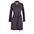 Trench Burberry Heritage Chelsea di media lunghezza in cotone nero  ref.686726