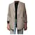 Kitsune Gray jacket Maison Kitsuné T. 34 Grey Wool  ref.686761