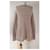 Autre Marque Lu Ren Kaschmir Seide Oversize Pullover Beige  - Ansicht 4