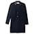 Saint Laurent Single-Breasted Coat in Black Laine Wool  ref.686877