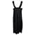 Comme Des Garcons Black Pleated Dress with Thick Straps  ref.686887