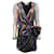 Autre Marque The Attico Bow Mini Dress in Multicolor Polyamide Python print Nylon  ref.686930
