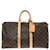 Louis Vuitton Keepall Bandouliere 45 Marrone Tela  ref.686949