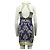 Nicole Miller Vestido midi halter morado con acento gris Púrpura - vista 3