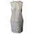 Alexander McQueen Shift Dress in White Rayon  Cellulose fibre  ref.687007