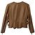 Chloé Chloe Bikerjacke aus dunkelbeigem Leder - Ansicht 5