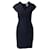 Herve Leger Bandage Figurbetontes Kleid aus schwarzem Viskose Strahl Zellulosefaser  ref.687027