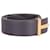 Cinturón Tom Ford T-Bar Ridge en cuero granulado negro  ref.687039
