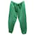 Pantalones de chándal teñidos en prenda de Acne Studios Tapered en algodón jersey verde  ref.687047