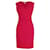 Diane Von Furstenberg Megan Sheath Dress in Fuschia Pink Polyester  ref.687067