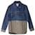 Sandro Paris Moorea Mix Media Jacket in Multicolor Denim Multiple colors Cotton  ref.687077