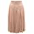 Stella Mc Cartney Stella McCartney Flared Midi Skirt in Pink Silk  ref.687140