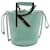 Bolsa Bucket Roger Vivier RV em camurça verde menta Suécia  ref.687144