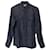 Chemise à manches longues Dries Van Noten en lin bleu marine  ref.687189