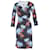 Diane Von Furstenberg Saihana Floral-Print Wrap Dress in Hewes Black Silk  ref.687272