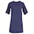 Gucci-Kleid mit Gucci-Webstoff aus marineblauer Viskose Zellulosefaser  ref.687286