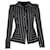 Emporio Armani Black & White Wool Blazer  ref.687290