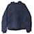 Veste matelassée à capuche Prada Puffer en polyester bleu marine  ref.687297