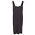 Dolce & Gabbana Dolce e Gabbana Abito Midi Scollo Quadrato in Lana Nera Nero - vista 2