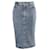 Dsquared2 Dsquared 2 Saia Midi lápis jeans em algodão azul  ref.687411