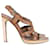 Prada Strappy Sandals in Brown Leather  ref.687418