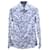 Jil Sander Printed Shirt in Blue Cotton  ref.687507
