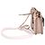 Chloé Minibolso bandolera Chloe Tess con cadena de piel de becerro Beige Leather - vista 3