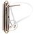 Chloé Minibolso bandolera Chloe Tess con cadena de piel de becerro Beige Leather - vista 5