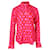 Comme Des Garcons Camisa manchada rosa e vermelha Vermelho Raio Fibra de celulose  ref.687548
